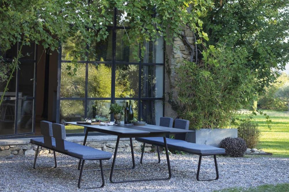 A dining set from the EXTRADOS Collection from EGO Paris near Los Angeles, California (CA)