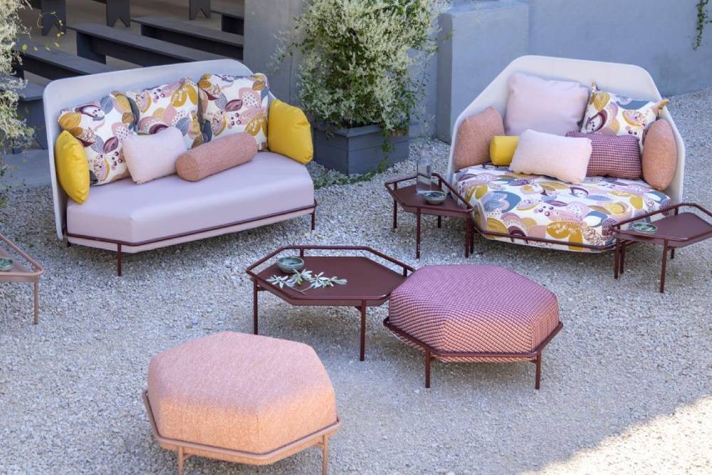 Outdoor Sofas and seating from the HIVE Collection from EGO Paris near Los Angeles, California (CA)