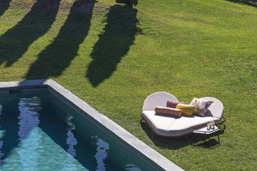 FOR EVER Iconics heart-shaped chaise sunlounger from EGO Paris near Los Angeles, California (CA)
